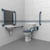 Nymas NymaPRO Close Coupled Doc M Toilet Pack With Steel Grab Rails - Dark Blue 1 Nymas NymaPRO Close Coupled Doc M Toilet Pack With Steel Grab Rails - Dark Blue -HEATANDPLUMB Sales nymas nymapro doc m pack dm200kc db 2