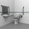 Nymas NymaPRO Close Coupled Doc M Toilet Pack With Steel Grab Rails - Dark Grey 1 Nymas NymaPRO Close Coupled Doc M Toilet Pack With Steel Grab Rails - Dark Grey -HEATANDPLUMB Sales nymas nymapro doc m pack dm200kc dg 2
