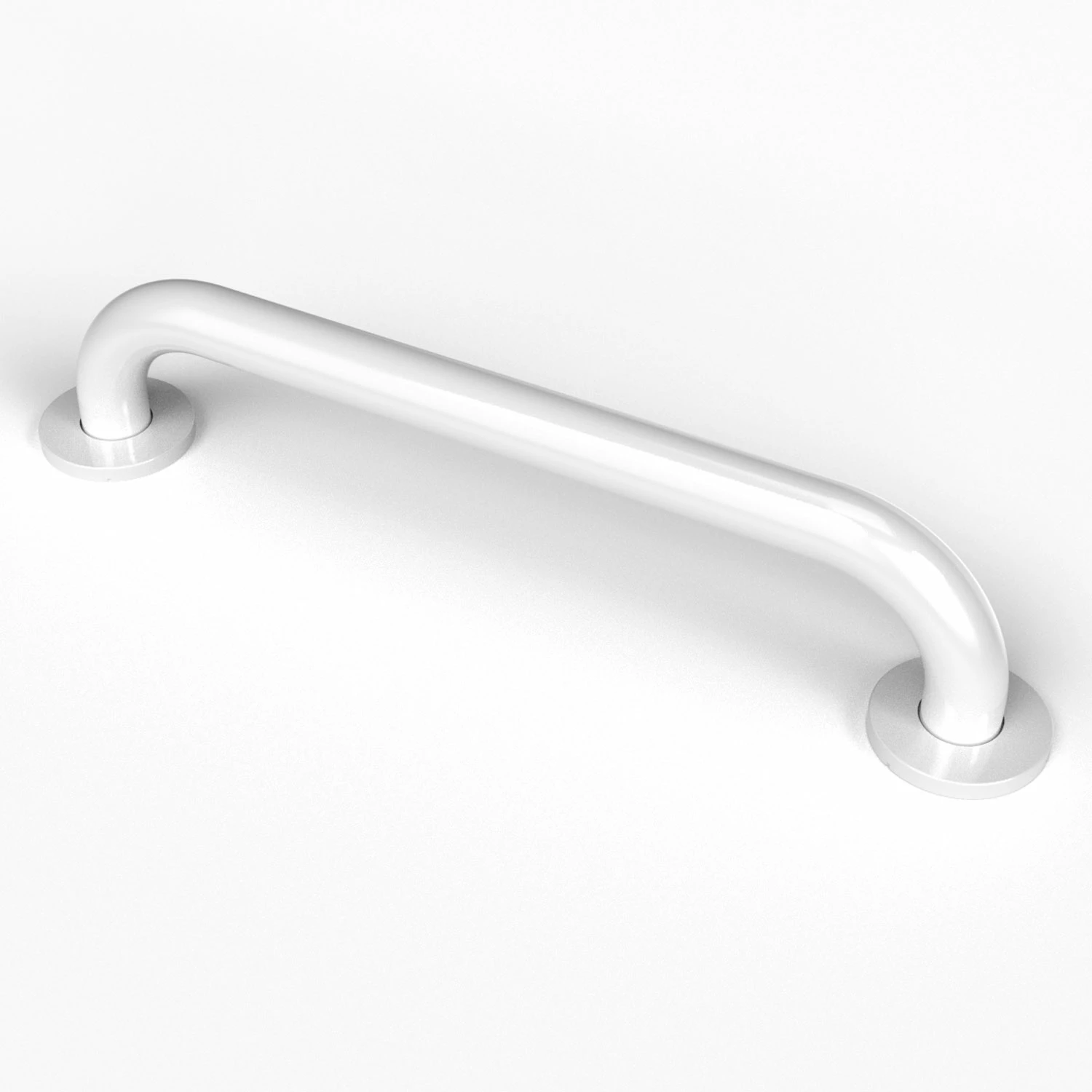 Nymas NymaPRO Stainless Steel Grab Rail 35mm Diameter 450mm Length - White 4 Nymas NymaPRO Stainless Steel Grab Rail 35mm Diameter 450mm Length - White - Image 2
