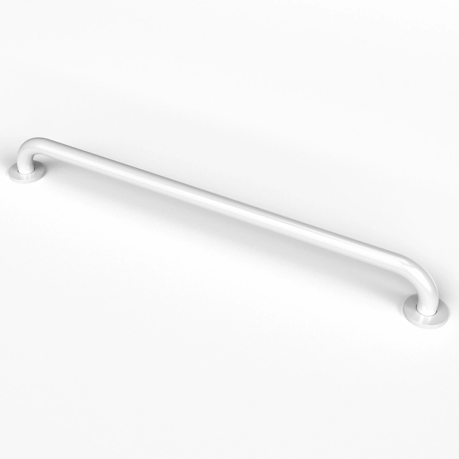 Nymas NymaPRO Stainless Steel Grab Rail 35mm Diameter 900mm Length - White 3 Nymas NymaPRO Stainless Steel Grab Rail 35mm Diameter 900mm Length - White