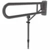 Nymas NymaPRO Lift And Lock Hinged Grab Rail With Leg 800mm Length - Grey 2 Nymas NymaPRO Lift And Lock Hinged Grab Rail With Leg 800mm Length - Grey -HEATANDPLUMB Sales nymas nymapro grab rail 211980 gy 2
