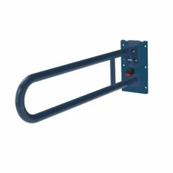 Nymas NymaPRO Stainless Steel Removable Hinged Grab Rail 800mm Length - Dark Blue