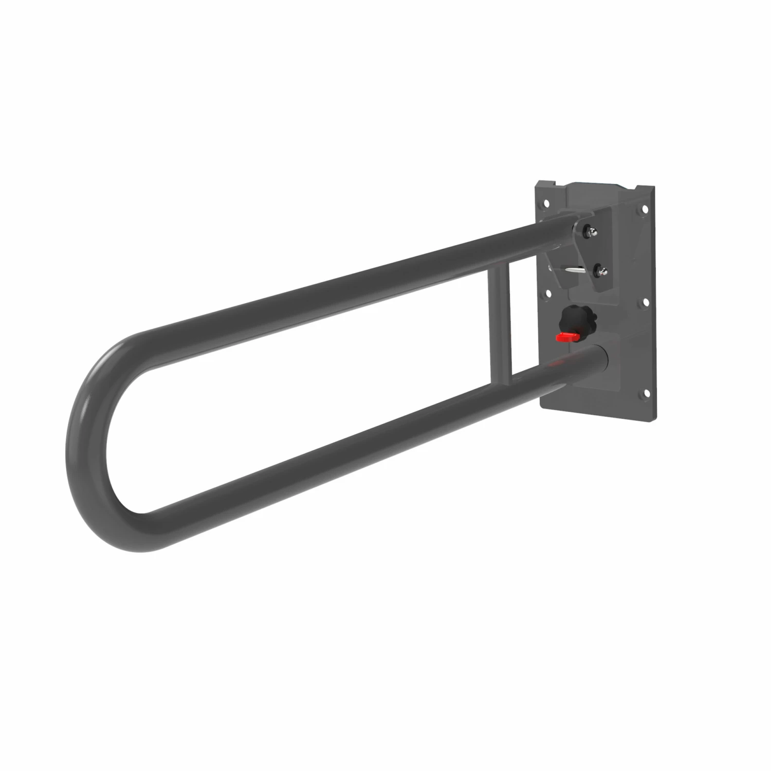 Nymas NymaPRO Stainless Steel Removable Hinged Grab Rail 800mm Length - Grey 3 Nymas NymaPRO Stainless Steel Removable Hinged Grab Rail 800mm Length - Grey
