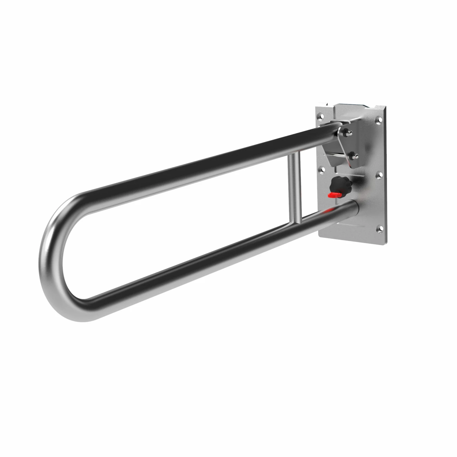 Nymas NymaPRO Stainless Steel Removable Hinged Grab Rail 800mm Length - Satin 4 Nymas NymaPRO Stainless Steel Removable Hinged Grab Rail 800mm Length - Satin - Image 2