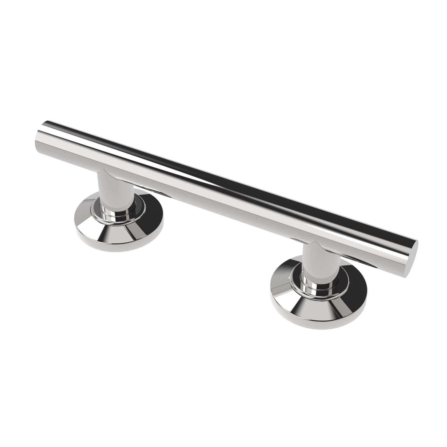 Nymas NymaPRO Contemporary Nylon Flanged Straight Grab Rail 355mm Length - Polished 4 Nymas NymaPRO Contemporary Nylon Flanged Straight Grab Rail 355mm Length - Polished - Image 2