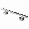 Nymas NymaPRO Contemporary Nylon Flanged Straight Grab Rail 480mm Length - Polished 2 Nymas NymaPRO Contemporary Nylon Flanged Straight Grab Rail 480mm Length - Polished -HEATANDPLUMB Sales nymas nymapro grab rail 310048 sp