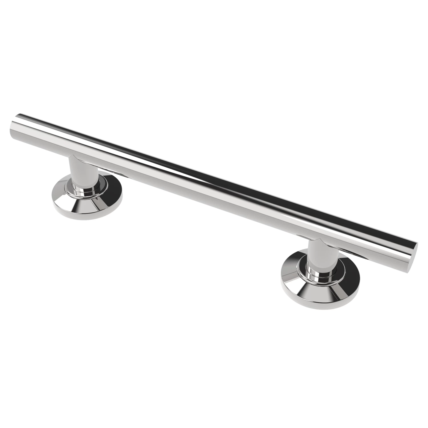 Nymas NymaPRO Contemporary Nylon Flanged Straight Grab Rail 480mm Length - Polished 3 Nymas NymaPRO Contemporary Nylon Flanged Straight Grab Rail 480mm Length - Polished