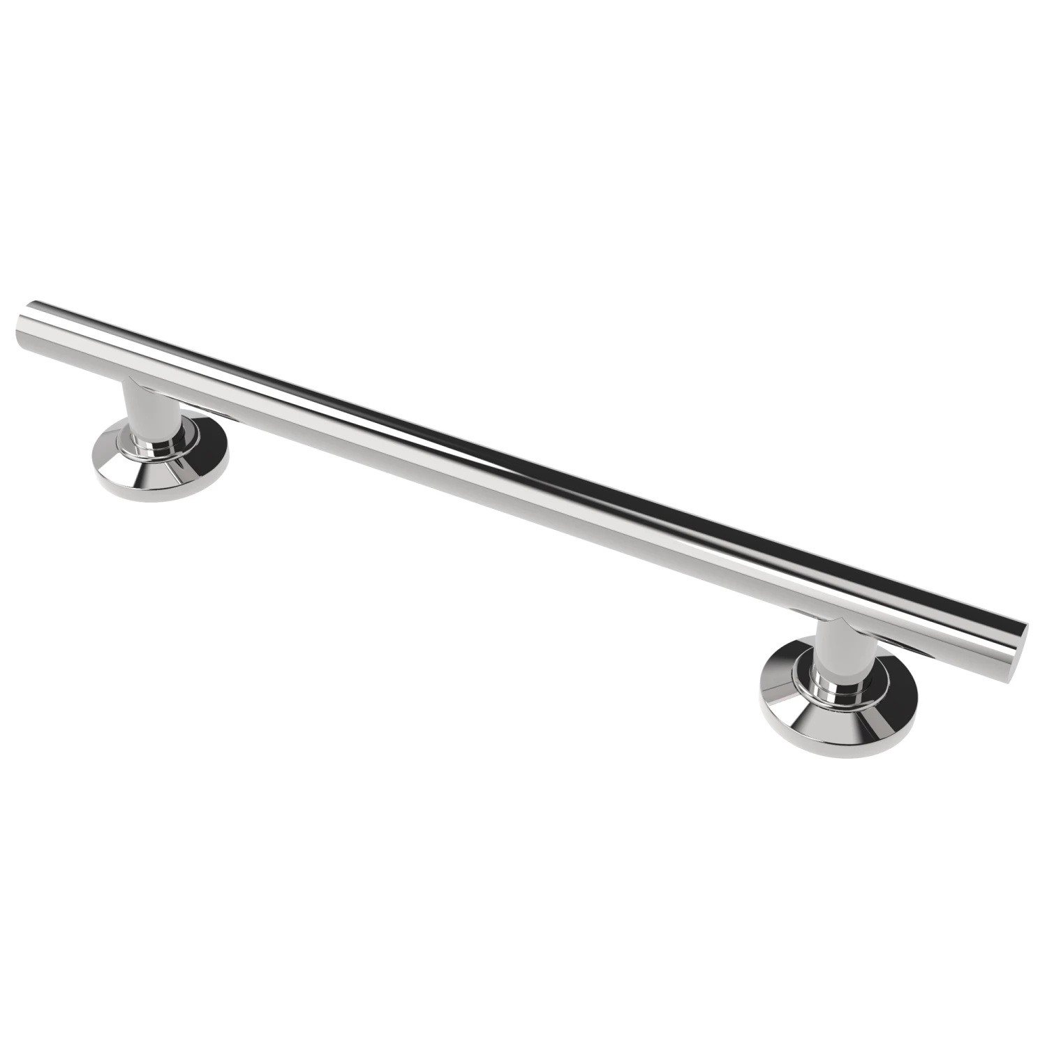 Nymas NymaPRO Contemporary Nylon Flanged Straight Grab Rail 620mm Length - Polished 3 Nymas NymaPRO Contemporary Nylon Flanged Straight Grab Rail 620mm Length - Polished