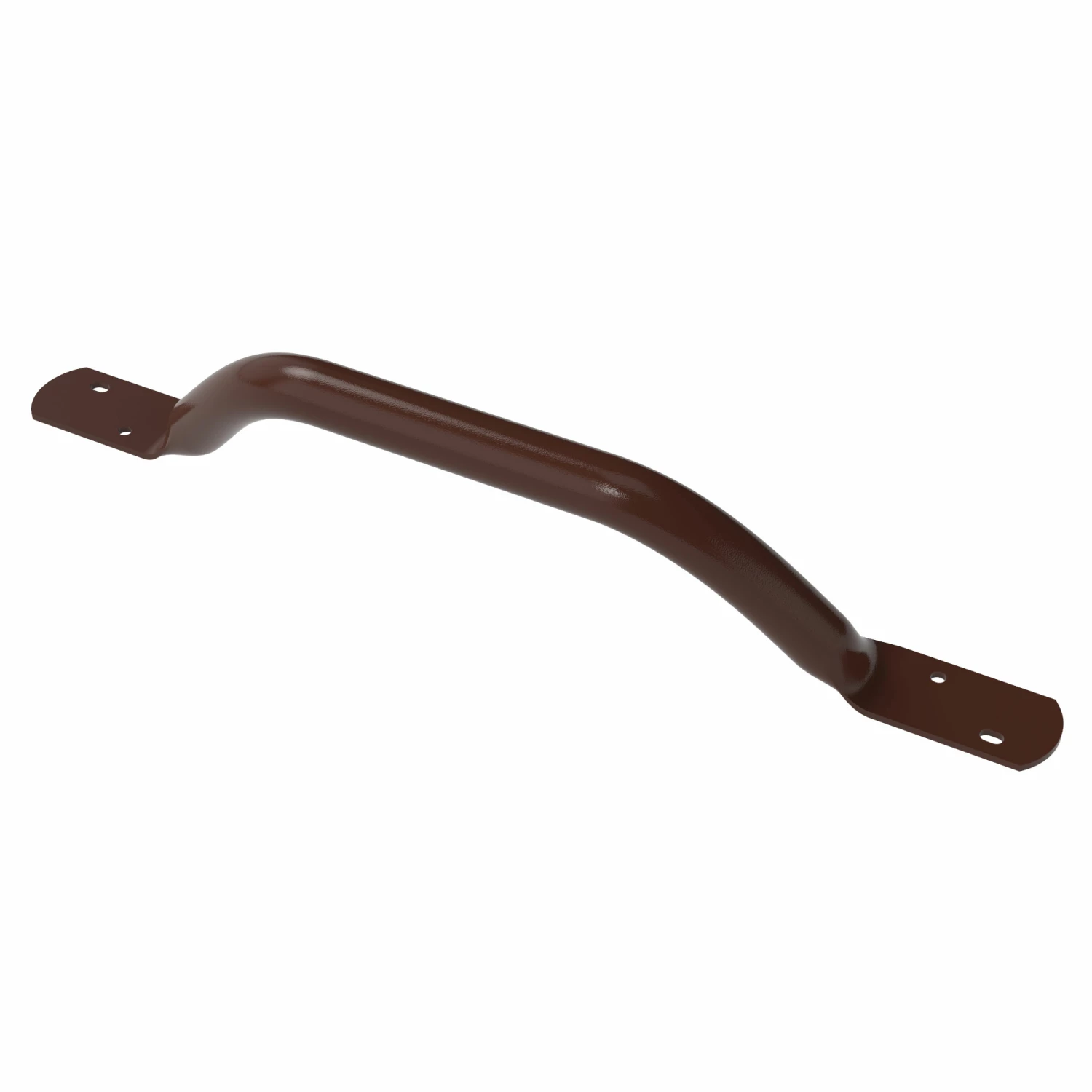 Nymas NymaPRO Off-Set Flat End Steel Grab Rail 455mm Length - Brown 3 Nymas NymaPRO Off-Set Flat End Steel Grab Rail 455mm Length - Brown