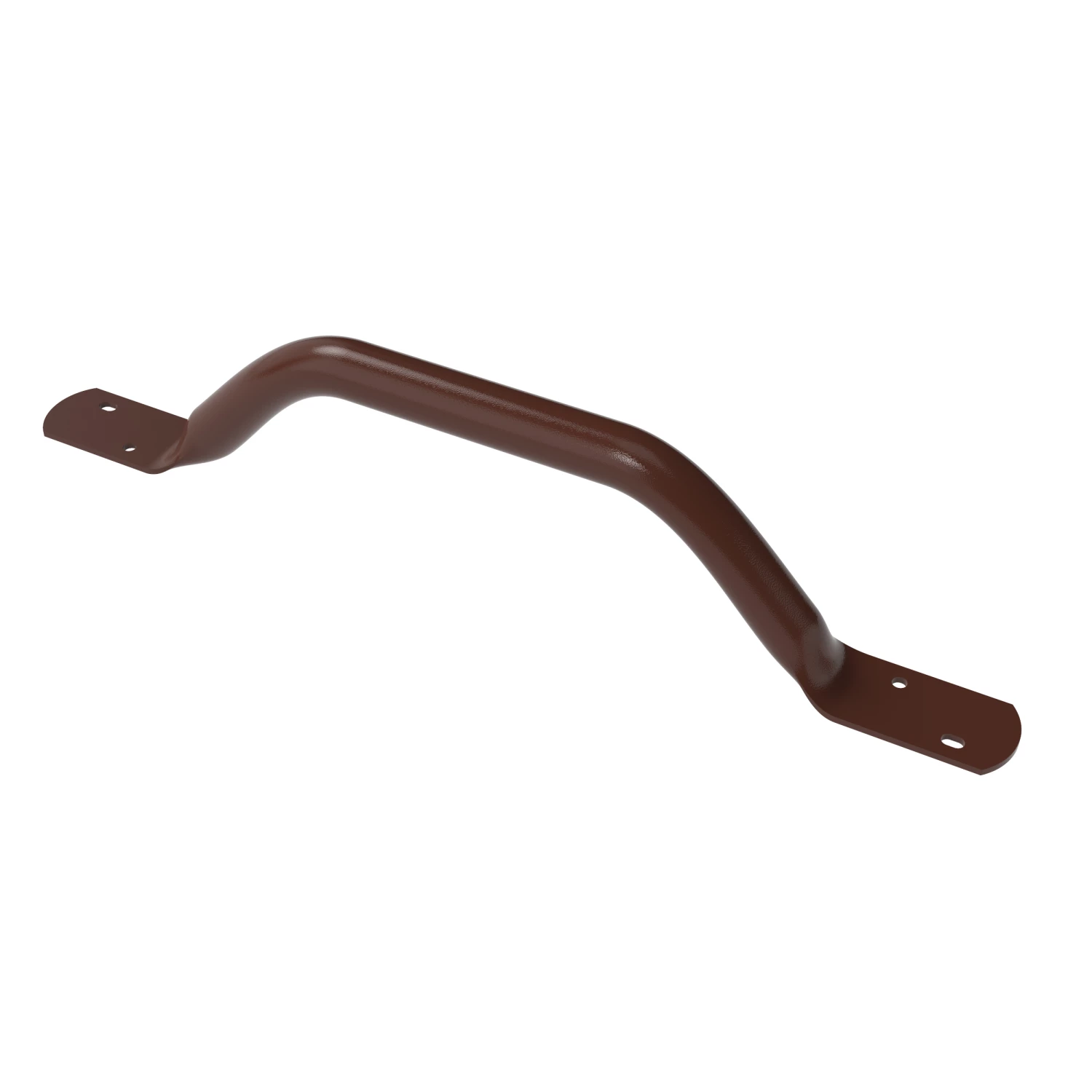 Nymas NymaPRO Flat End Steel Grab Rail 455mm Length - Brown 3 Nymas NymaPRO Flat End Steel Grab Rail 455mm Length - Brown
