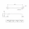Nymas NymaPRO Round Flange Robust Steel Grab Rail 25mm Diameter 305mm Length - White 2 Nymas NymaPRO Round Flange Robust Steel Grab Rail 25mm Diameter 305mm Length - White -HEATANDPLUMB Sales nymas nymapro grab rail gr 12 25 wh 2 1