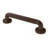 Nymas NymaPRO Plastic Fluted Grab Rail With Concealed Fixings 300mm Length - Brown