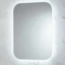 Orbit Aura LED Bathroom Mirror With Demister Pad And Shaver Socket 800mm H X 600mm W