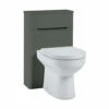 Orbit Ella Back To Wall WC Unit 500mm Wide - Matt Anthracite 2 Orbit Ella Back To Wall WC Unit 500mm Wide - Matt Anthracite -HEATANDPLUMB Sales orbit ella bathroom furniture curvefurn013