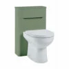 Orbit Ella Back To Wall WC Unit 500mm Wide - Matt Sage Green 2 Orbit Ella Back To Wall WC Unit 500mm Wide - Matt Sage Green -HEATANDPLUMB Sales orbit ella bathroom furniture curvefurn015 1