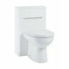 Orbit Ella Back To Wall WC Unit 500mm Wide - Gloss White 2 Orbit Ella Back To Wall WC Unit 500mm Wide - Gloss White -HEATANDPLUMB Sales orbit ella bathroom furniture curvefurn016