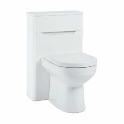 Orbit Ella Back To Wall WC Unit 500mm Wide - Gloss White