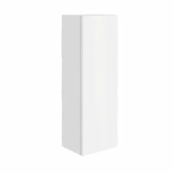 Orbit Illumo Wall Hung Tall Boy Storage Unit 300mm Wide - Matt White -HEATANDPLUMB Sales orbit illumo bathroom furniture illumo020 1