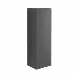 Orbit Illumo Wall Hung Tall Boy Storage Unit 300mm Wide - Matt Grey