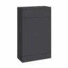 Orbit Life Back To Wall WC Unit 500mm Wide - Matt Grey -HEATANDPLUMB Sales orbit life bathroom furniture lifefurn025