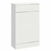 Orbit Life Back To Wall WC Unit 500mm Wide - Gloss White