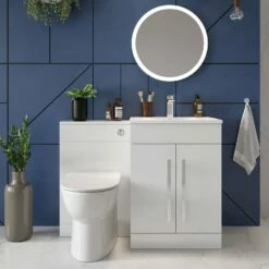 Orbit Life Back To Wall WC Unit 500mm Wide - Matt Grey -HEATANDPLUMB Sales orbit life bathroom furniture orlifbtwwctu50 1