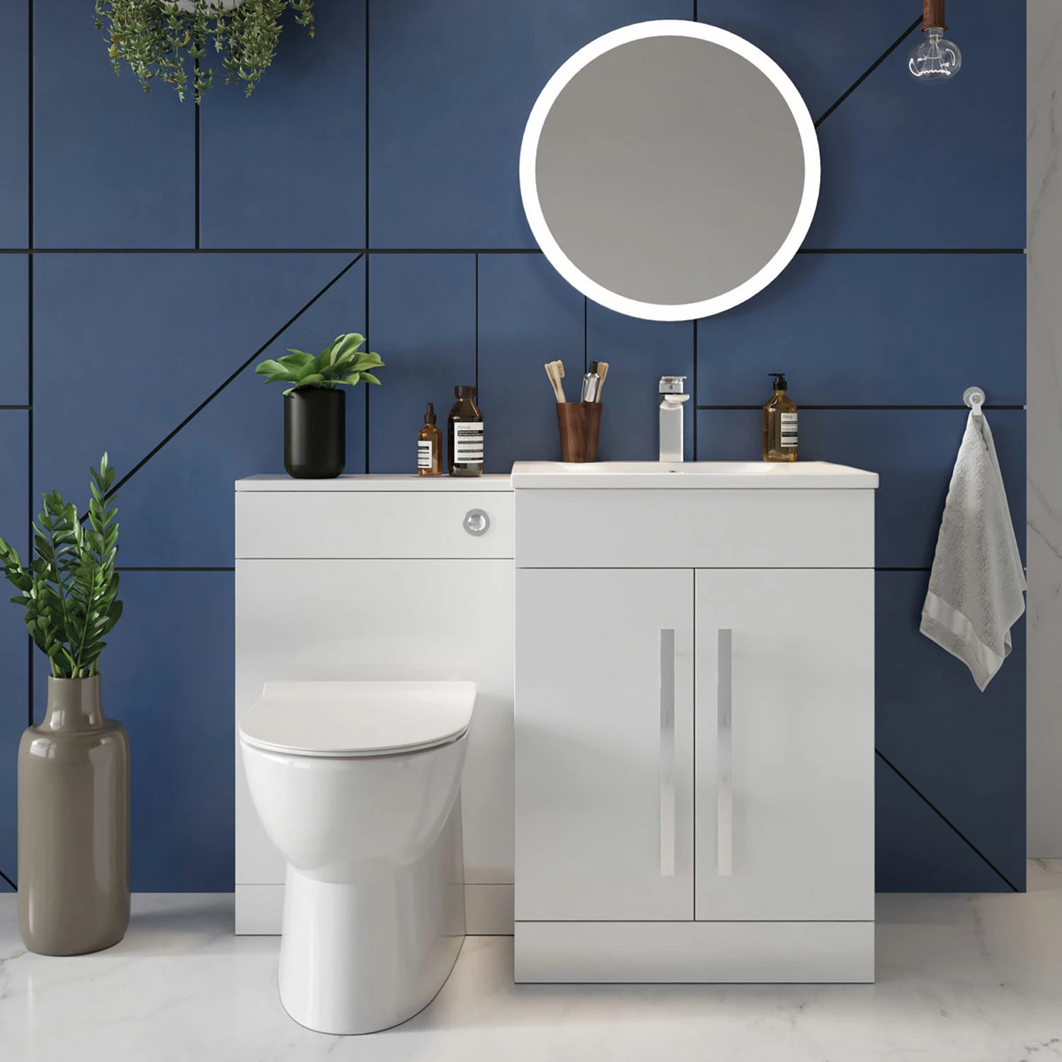 Orbit Life Back To Wall WC Unit 500mm Wide - Gloss White 5 Orbit Life Back To Wall WC Unit 500mm Wide - Gloss White - Image 3