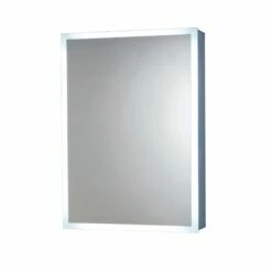 Orbit Mia LED Mirror Cabinet With Demister Pad And Shaver Socket 700mm H X 500mm W
