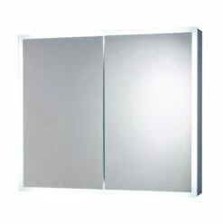 Orbit Mia LED Mirror Cabinet With Demister Pad And Shaver Socket 700mm H X 600mm W