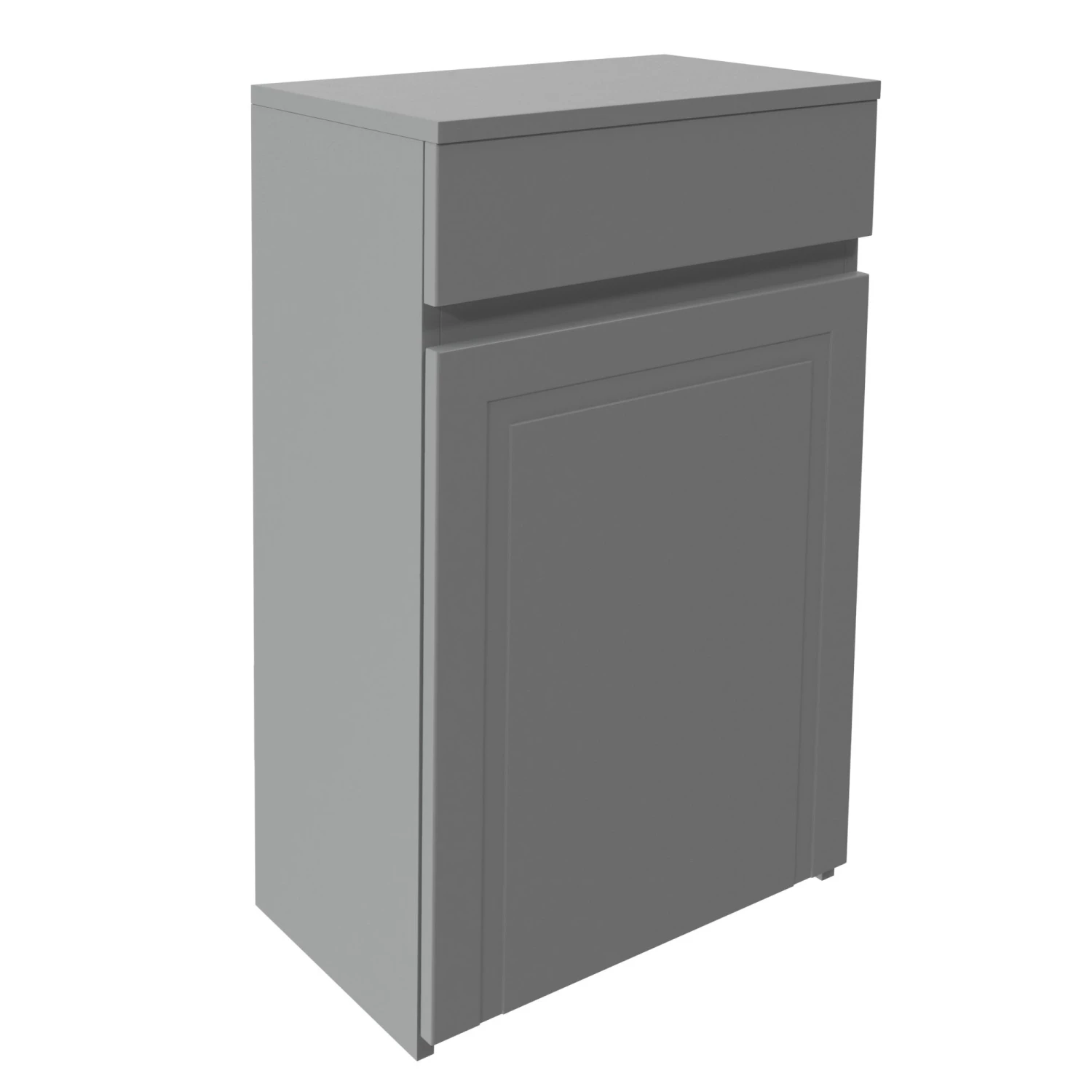 Orbit Classica Traditional Back To Wall WC Unit 500mm Wide - Stone Grey 4 Orbit Classica Traditional Back To Wall WC Unit 500mm Wide - Stone Grey - Image 2