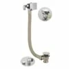 Orbit Square Bath Filler With Sprung Waste And Overflow - Chrome -HEATANDPLUMB Sales orbit waste bathfill01