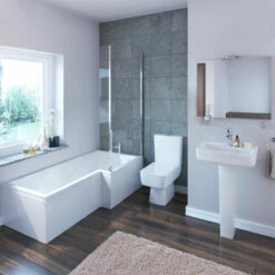 Bliss Modern Complete Bathroom Suite With L-Shaped Bath 1700mm - Right Handed 23 Bliss Modern Complete Bathroom Suite With L-Shaped Bath 1700mm - Right Handed -HEATANDPLUMB Sales own brand bliss bathroom suite obpack167