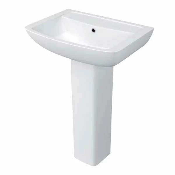 Pure Bathroom En-Suite With Quadrant Shower Enclosure - 900mm X 900mm 3 Pure Bathroom En-Suite With Quadrant Shower Enclosure - 900mm X 900mm