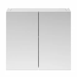 Nuie Athena Mirrored Cabinet (50/50) 800mm Wide - Gloss White 7 Nuie Athena Mirrored Cabinet (50/50) 800mm Wide - Gloss White -HEATANDPLUMB Sales premier athena bathroom cabinet off119