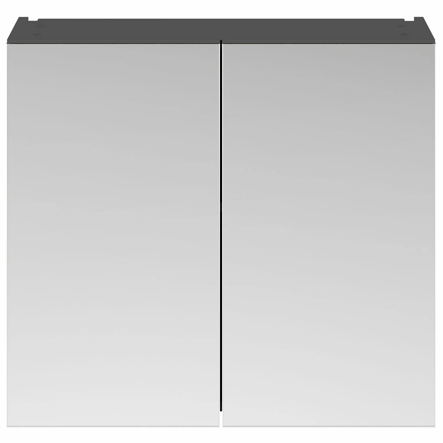 Nuie Athena Mirrored Cabinet (50/50) 800mm Wide - Gloss Grey 3 Nuie Athena Mirrored Cabinet (50/50) 800mm Wide - Gloss Grey