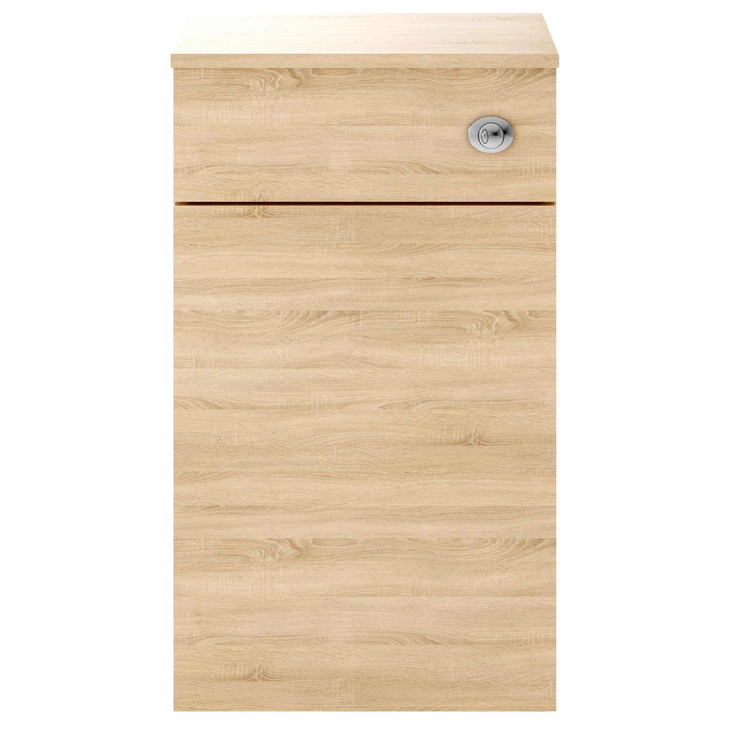Nuie Athena Back To Wall WC Toilet Unit 500mm Wide - Natural Oak 4 Nuie Athena Back To Wall WC Toilet Unit 500mm Wide - Natural Oak - Image 2