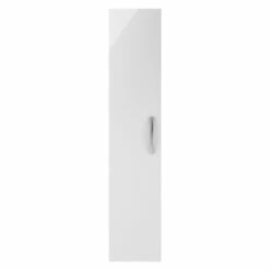 Nuie Athena Wall Hung 1-Door Tall Unit 300mm Wide - Gloss White 7 Nuie Athena Wall Hung 1-Door Tall Unit 300mm Wide - Gloss White -HEATANDPLUMB Sales premier athena bathroom furniture moe161 1