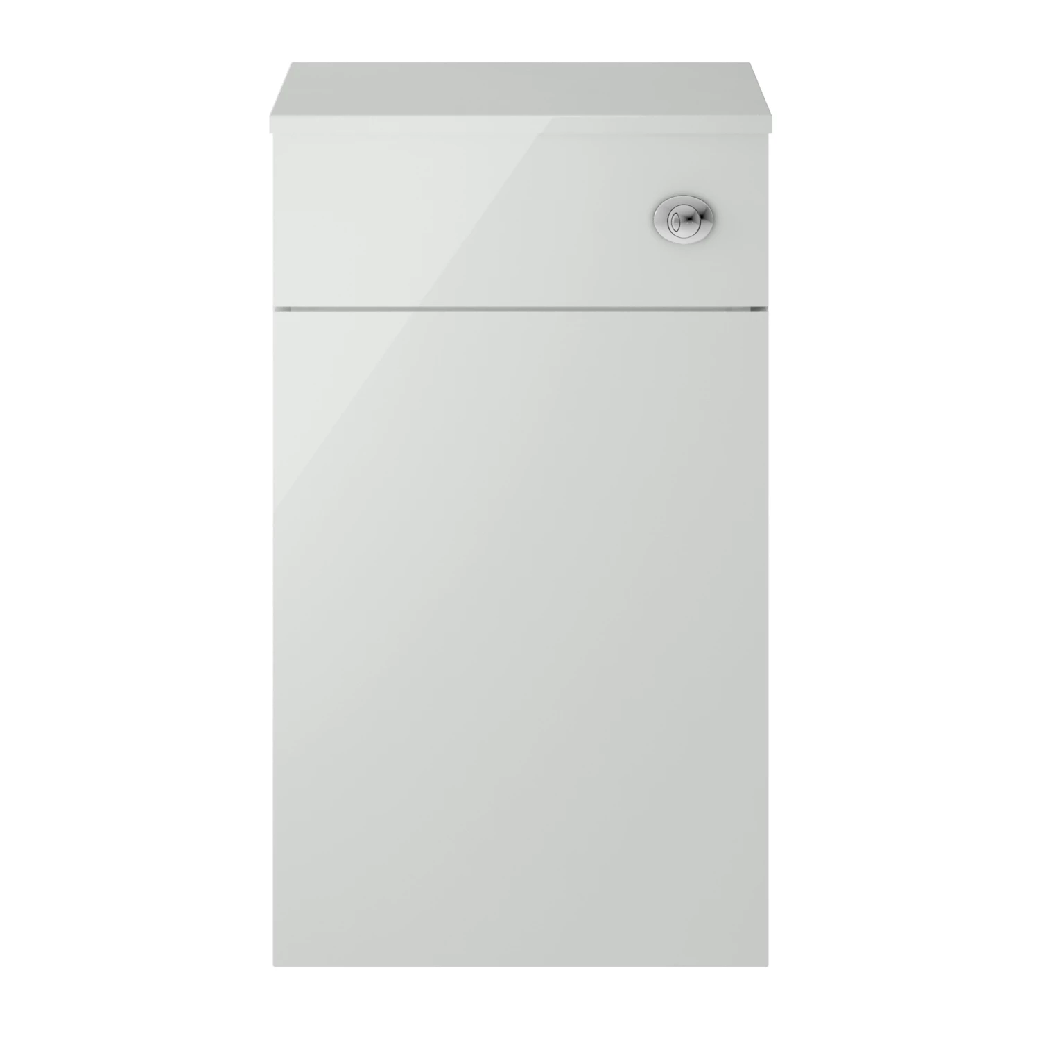 Nuie Athena Back To Wall WC Toilet Unit 500mm Wide - Gloss Grey Mist 4 Nuie Athena Back To Wall WC Toilet Unit 500mm Wide - Gloss Grey Mist - Image 2