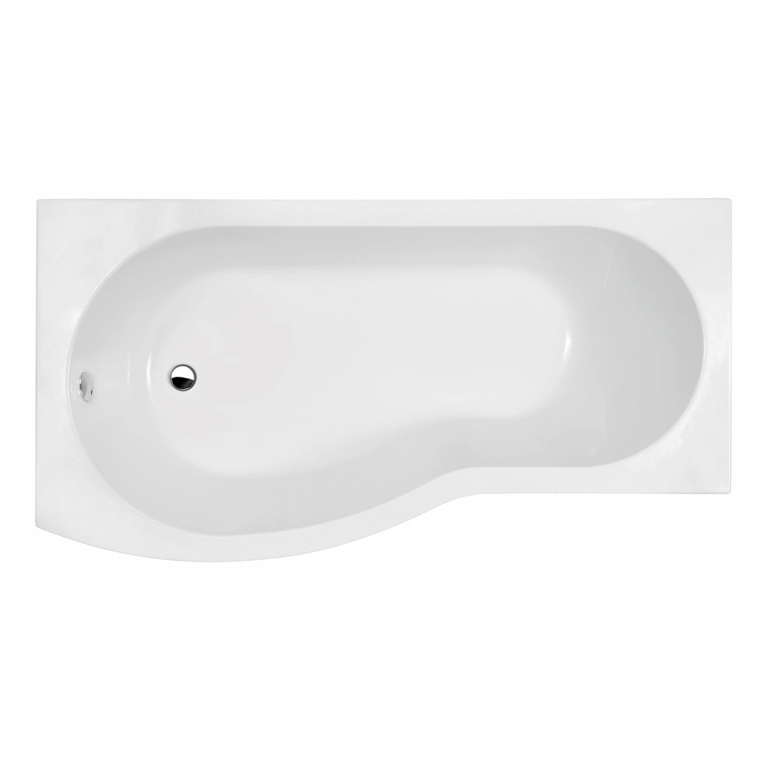 Nuie B-Shaped Shower Bath 1700mm X 735mm/900mm - Left Handed 7 Nuie B-Shaped Shower Bath 1700mm X 735mm/900mm - Left Handed - Image 5