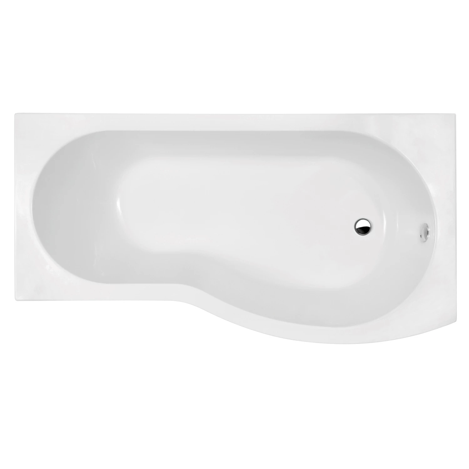 Nuie B-Shaped Shower Bath 1700mm X 735mm/900mm - Right Handed 7 Nuie B-Shaped Shower Bath 1700mm X 735mm/900mm - Right Handed - Image 5