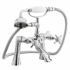 Nuie Traditional 1/2 Bath Shower Mixer With Fixed Head + Tap Spout 8 Nuie Traditional 1/2 Bath Shower Mixer With Fixed Head + Tap Spout -HEATANDPLUMB Sales premier beaumont tap i304x 1