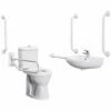 Nuie Close Coupled Doc M Pack 5 X Grab Rails And Mixer Tap - White 2 Nuie Close Coupled Doc M Pack 5 X Grab Rails And Mixer Tap - White -HEATANDPLUMB Sales premier doc m doc m pack docmp001 2