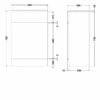 Nuie Mayford Back To Wall WC Toilet Unit 500mm Wide X 300mm Deep - Gloss White 2 Nuie Mayford Back To Wall WC Toilet Unit 500mm Wide X 300mm Deep - Gloss White -HEATANDPLUMB Sales premier mayford bathroom furniture prc141
