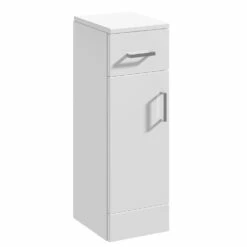 Nuie Mayford Cupboard Unit 250mm Wide X 300mm Deep - Gloss White 8 Nuie Mayford Cupboard Unit 250mm Wide X 300mm Deep - Gloss White -HEATANDPLUMB Sales premier mayford bathroom furniture prc171