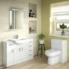 Nuie Mayford Bathroom Mirror 750mm H X 650mm W - White
