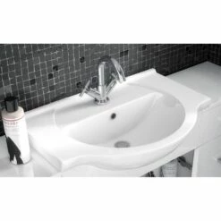 Nuie Saturn Combination Furniture Pack With Round Basin And WC Unit - 1 Tap Hole 9 Nuie Saturn Combination Furniture Pack With Round Basin And WC Unit - 1 Tap Hole -HEATANDPLUMB Sales premier premier bathroom furniture sat001 2