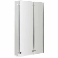 Nuie Cove L-Shaped Shower Bath Hinged Screen 1700mm X 700mm/850mm - Left Handed -HEATANDPLUMB Sales premier quattro bath screen nsbs3 3 1
