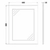 Nuie York Bathroom Mirror 800mm H X 600mm W - White Ash 2 Nuie York Bathroom Mirror 800mm H X 600mm W - White Ash -HEATANDPLUMB Sales premier york bathroom mirror olf414