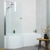 Prestige Adapt P-Shaped Shower Bath With Panel And Screen 1700mm X 700mm/850mm Left Handed 1 Prestige Adapt P-Shaped Shower Bath With Panel And Screen 1700mm X 700mm/850mm Left Handed -HEATANDPLUMB Sales prestige adapt bath bat022ad koncs bat020ad 2 1