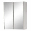 Prestige Arc 2-Door Mirror Bathroom Cabinet 600mm H X 500mm W - Matt Cashmere 1 Prestige Arc 2-Door Mirror Bathroom Cabinet 600mm H X 500mm W - Matt Cashmere -HEATANDPLUMB Sales prestige arc bathroom cabinet arc500mir c 3